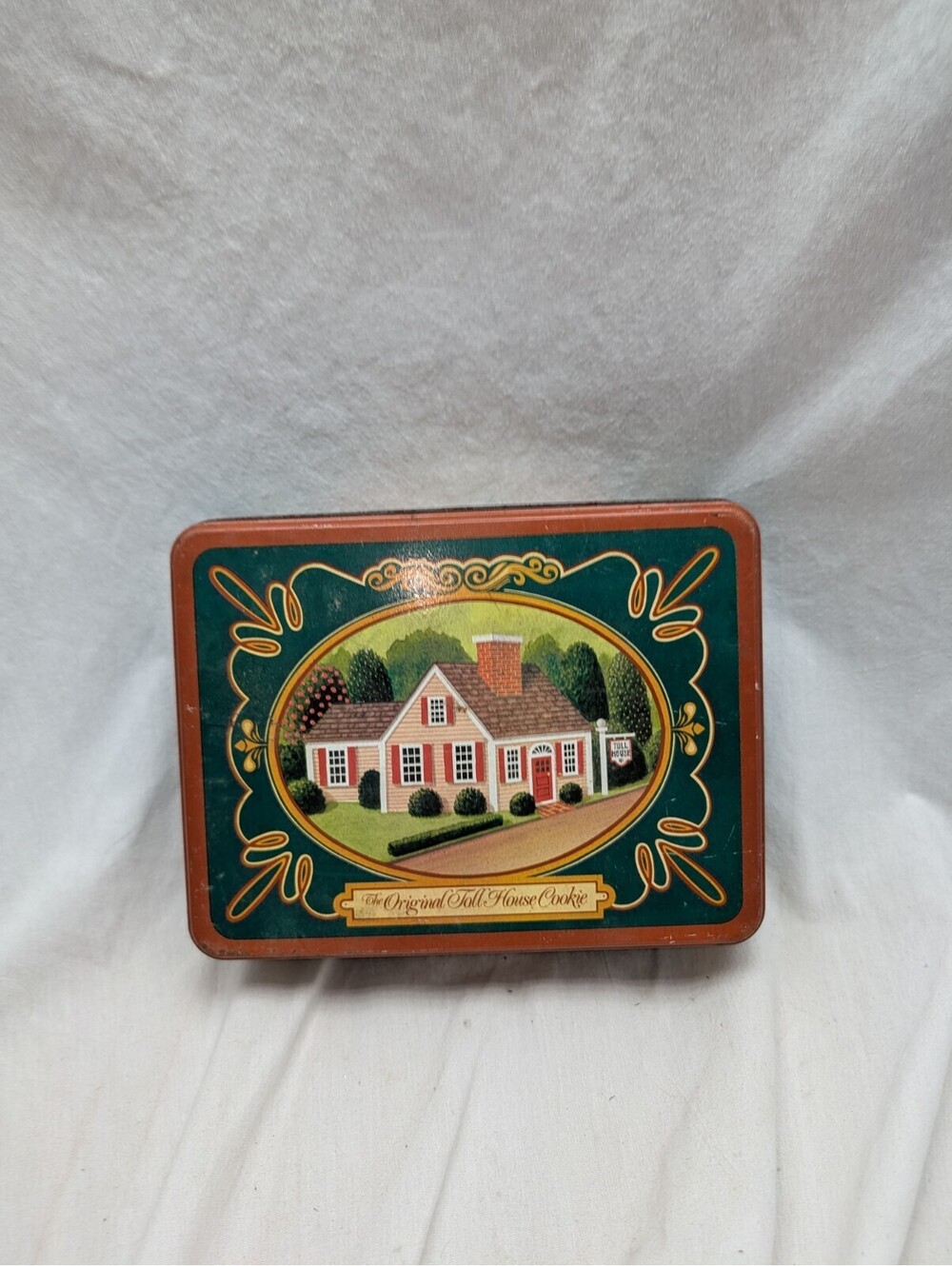 Vintage The Original Toll House Cookie Tin, Nestle Collectible 1987